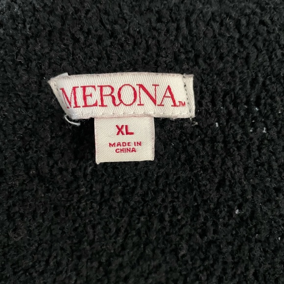 Fuzzy comfy asymmetrical wrap cardigan - Picture 5 of 5